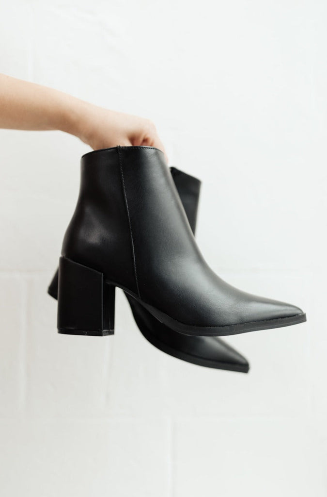 Amari Ankle Boots In Black-Womens-Timber Brooke Boutique, Online Women's Fashion Boutique in Amarillo, Texas