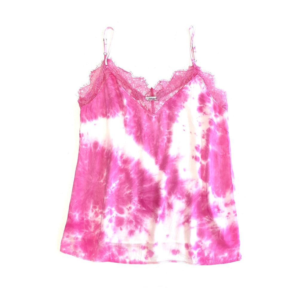 Love Into The Light Tank in Hot Pink-White Birch-Timber Brooke Boutique, Online Women's Fashion Boutique in Amarillo, Texas