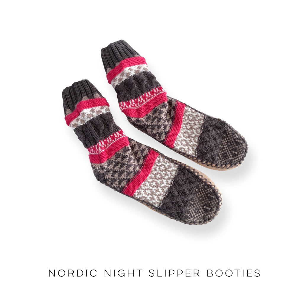 Nordic Night Slipper Booties-Urbanista-Timber Brooke Boutique, Online Women's Fashion Boutique in Amarillo, Texas