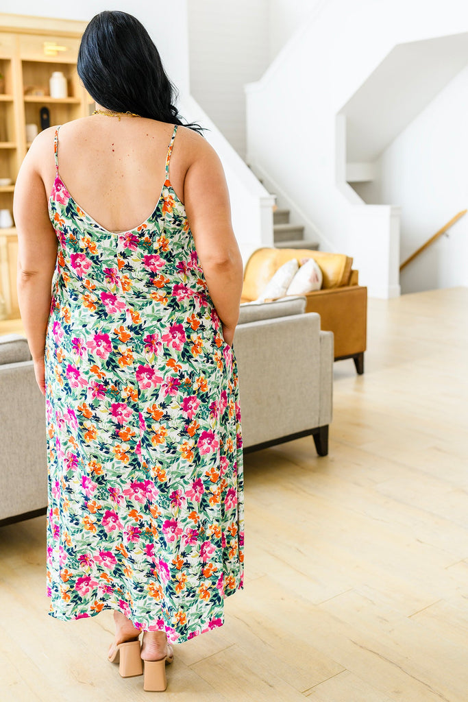 Click Click Bloom Floral Maxi Dress-Womens-Timber Brooke Boutique, Online Women's Fashion Boutique in Amarillo, Texas