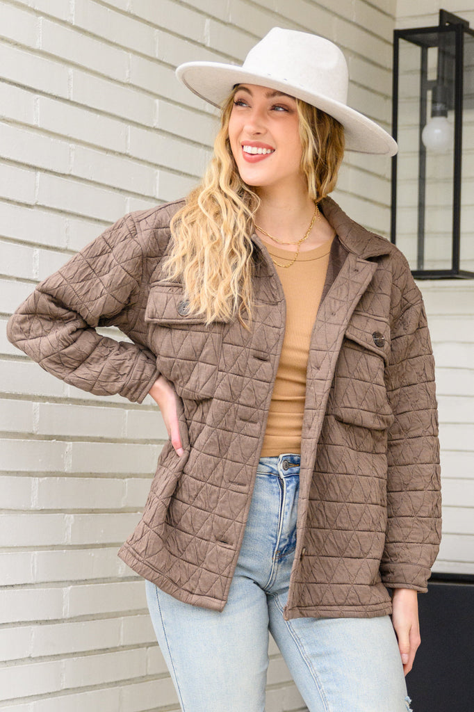 Coming Back Home Jacket in Mocha-160 Coats and Jackets-Timber Brooke Boutique, Online Women's Fashion Boutique in Amarillo, Texas