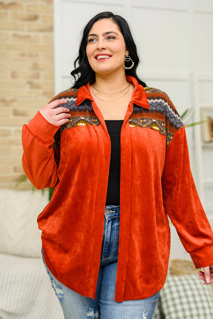 Cozy Cabin Days Sweater in Burnt Orange-Womens-Timber Brooke Boutique, Online Women's Fashion Boutique in Amarillo, Texas