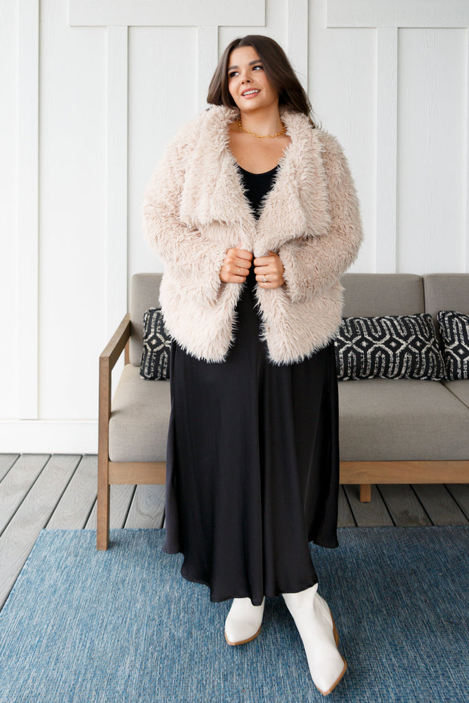 Disco Queen Faux Fur Coat-Womens-Timber Brooke Boutique, Online Women's Fashion Boutique in Amarillo, Texas