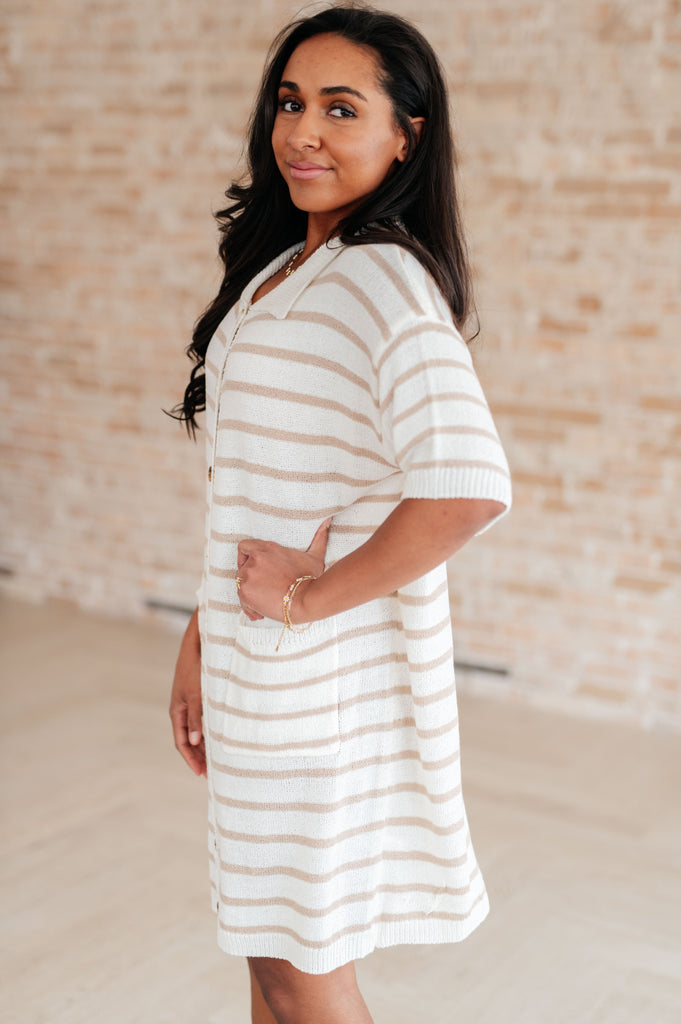 Easy Street Striped Dress-Dresses-Timber Brooke Boutique, Online Women's Fashion Boutique in Amarillo, Texas