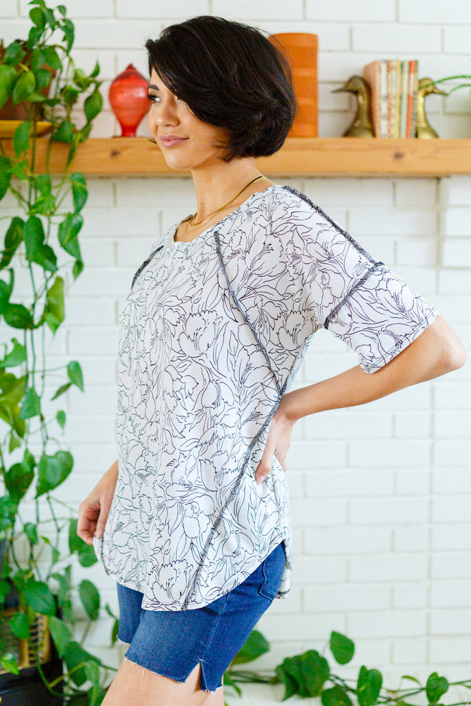 Endless Joy Floral Top-Womens-Timber Brooke Boutique, Online Women's Fashion Boutique in Amarillo, Texas