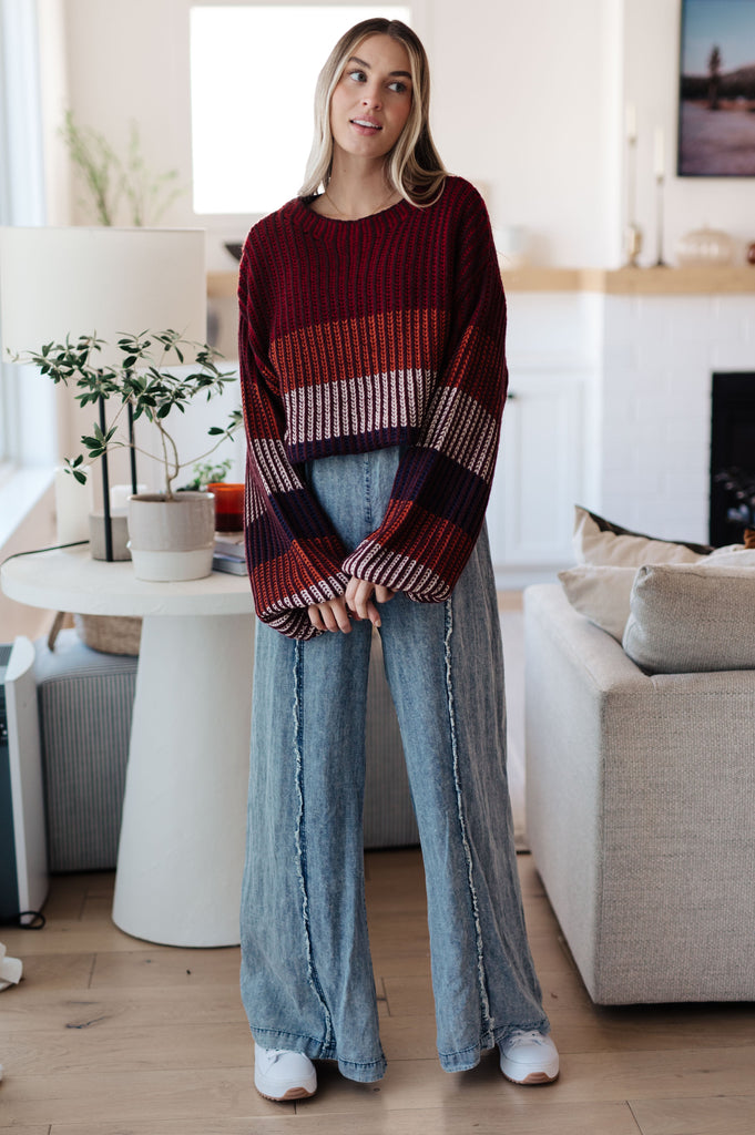 World of Wonder Striped Sweater-Womens-Timber Brooke Boutique, Online Women's Fashion Boutique in Amarillo, Texas