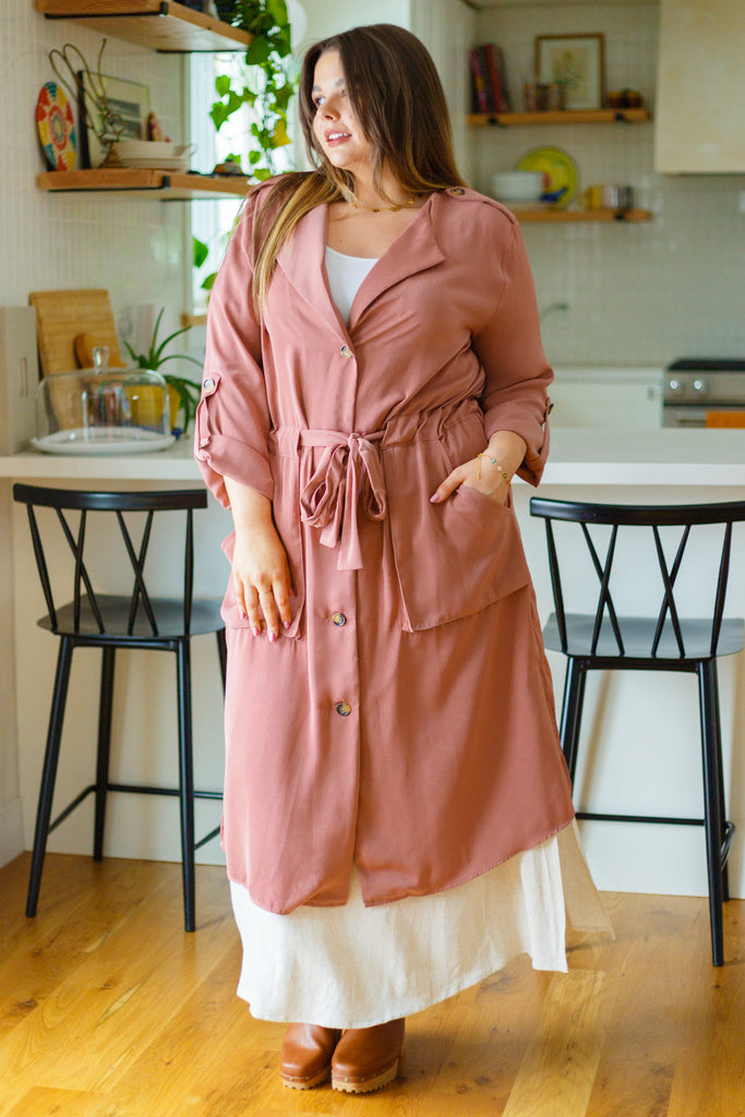 First Day Of Spring Jacket in Dusty Mauve-Womens-Timber Brooke Boutique, Online Women's Fashion Boutique in Amarillo, Texas