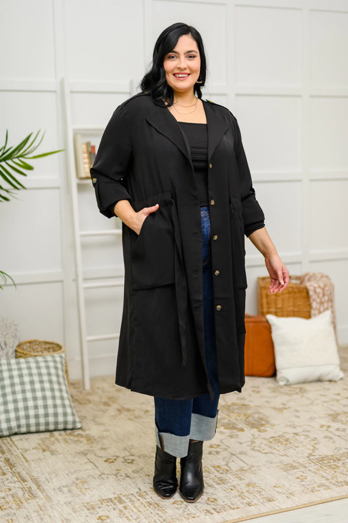 First Day of Winter Jacket in Black-Womens-Timber Brooke Boutique, Online Women's Fashion Boutique in Amarillo, Texas