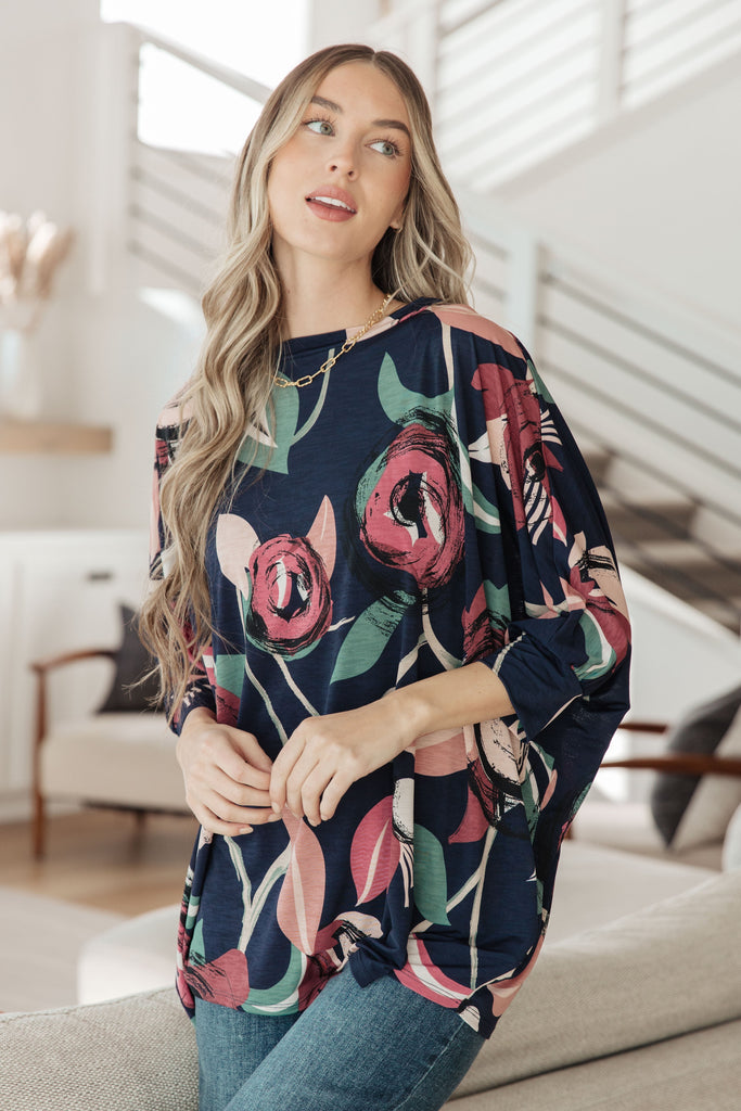 Float On Floral Top-Womens-Timber Brooke Boutique, Online Women's Fashion Boutique in Amarillo, Texas