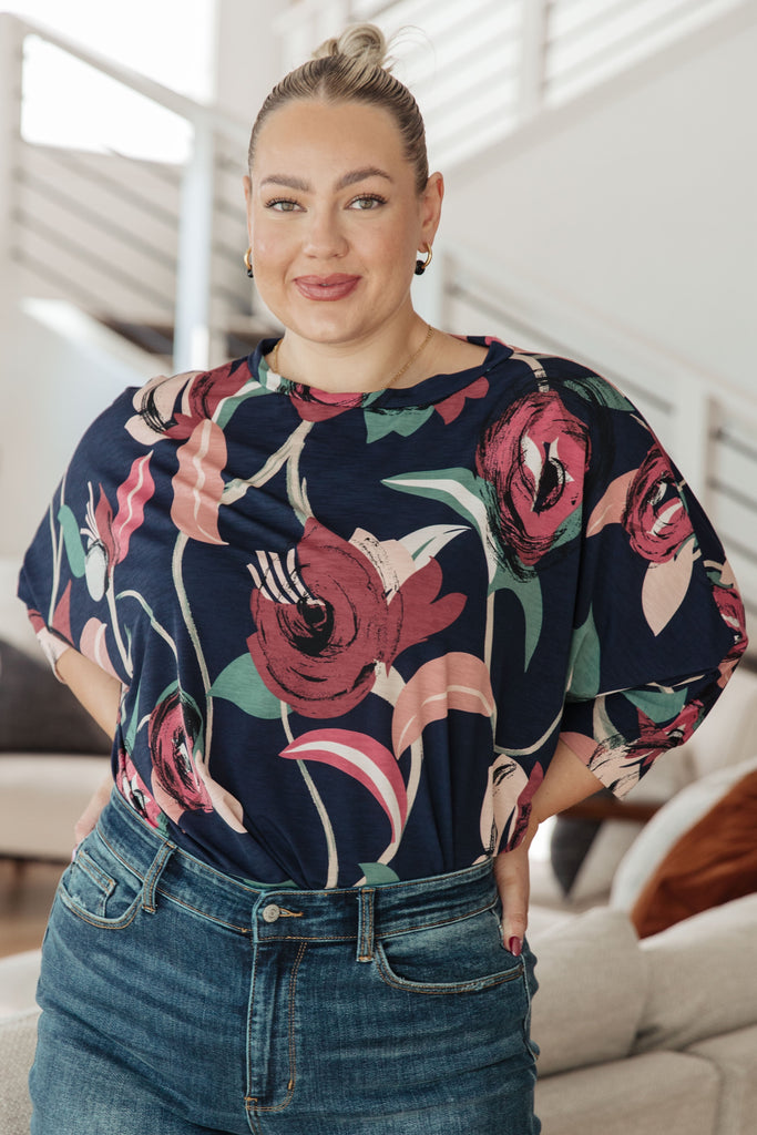 Float On Floral Top-Womens-Timber Brooke Boutique, Online Women's Fashion Boutique in Amarillo, Texas