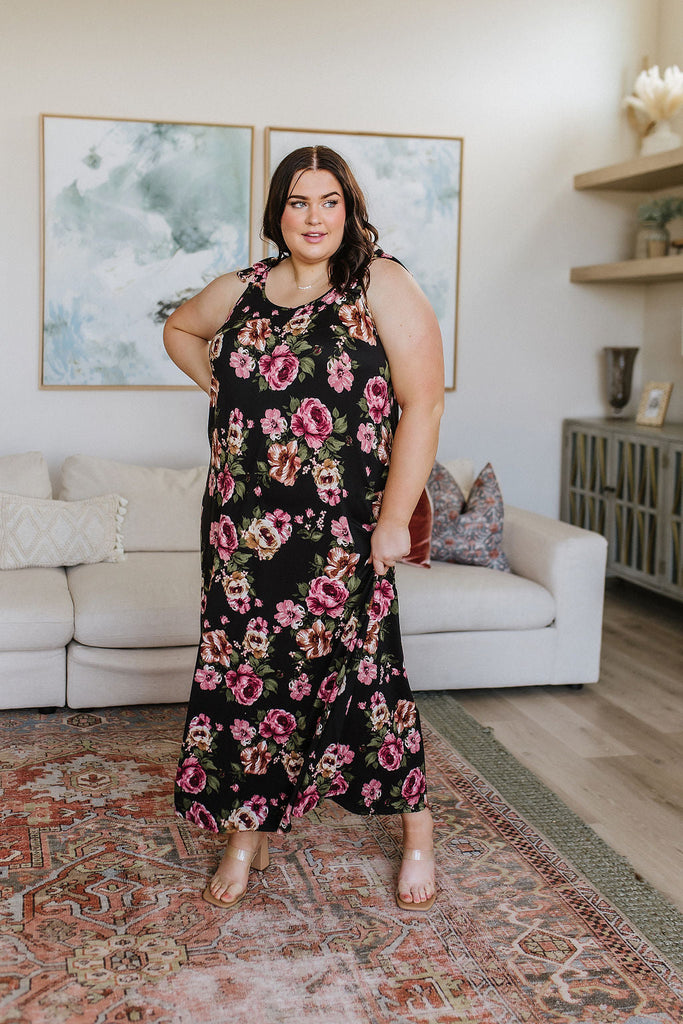 Fortuitous in Floral Maxi Dress-Womens-Timber Brooke Boutique, Online Women's Fashion Boutique in Amarillo, Texas