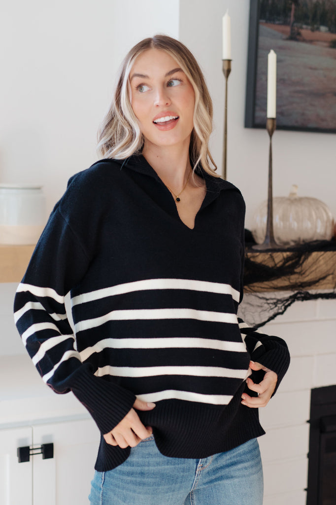 From Here On Out Striped Sweater-Womens-Timber Brooke Boutique, Online Women's Fashion Boutique in Amarillo, Texas