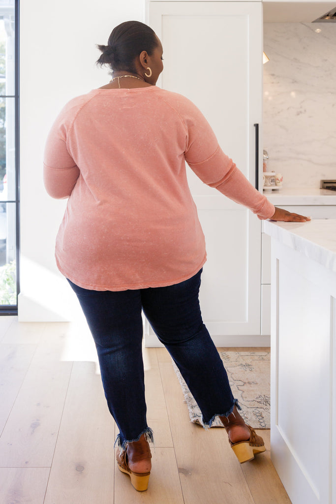 Fun Beginnings Raglan Top In Dusty Mauve-Womens-Timber Brooke Boutique, Online Women's Fashion Boutique in Amarillo, Texas