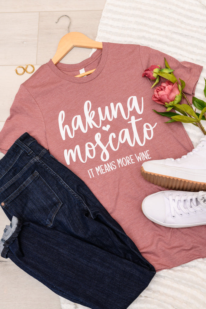 Hakuna Moscato Graphic Tee-Womens-Timber Brooke Boutique, Online Women's Fashion Boutique in Amarillo, Texas