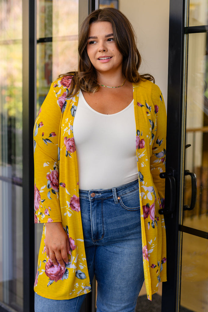 Grow As You Go Floral Cardigan-Womens-Timber Brooke Boutique, Online Women's Fashion Boutique in Amarillo, Texas