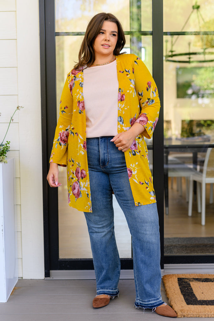 Grow As You Go Floral Cardigan-Womens-Timber Brooke Boutique, Online Women's Fashion Boutique in Amarillo, Texas