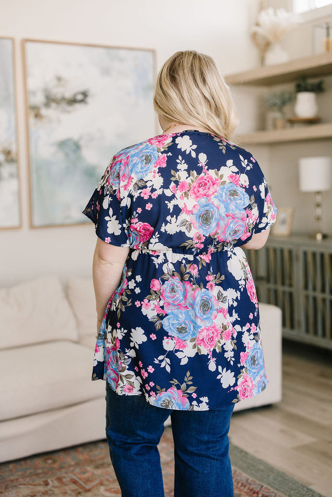 Hello Hummingbird Floral Top-Womens-Timber Brooke Boutique, Online Women's Fashion Boutique in Amarillo, Texas