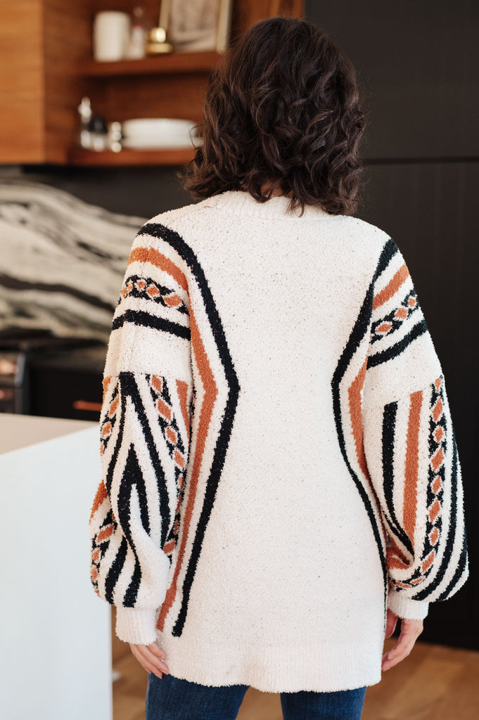 Holding On Aztec Print Cardigan-Womens-Timber Brooke Boutique, Online Women's Fashion Boutique in Amarillo, Texas