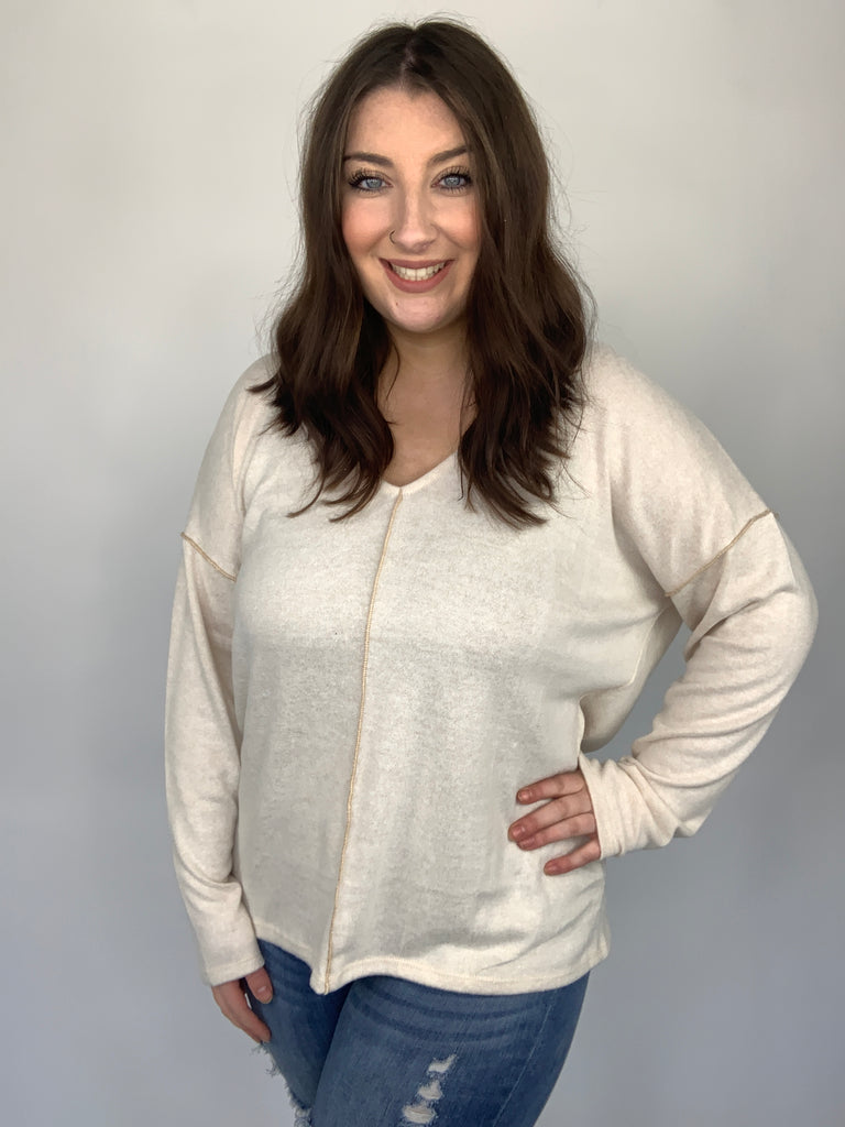 Here And Now Top-120 Long Sleeve Tops-Timber Brooke Boutique, Online Women's Fashion Boutique in Amarillo, Texas