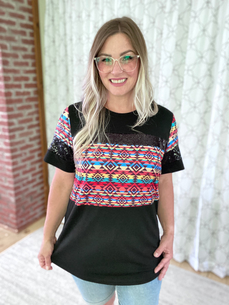 Makes Me Wonder Top-Short Sleeve Top-Timber Brooke Boutique, Online Women's Fashion Boutique in Amarillo, Texas