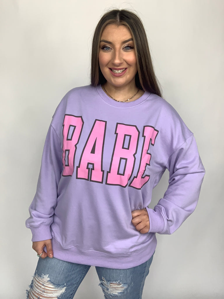 She's a Babe Sweater-Sweaters-Timber Brooke Boutique, Online Women's Fashion Boutique in Amarillo, Texas