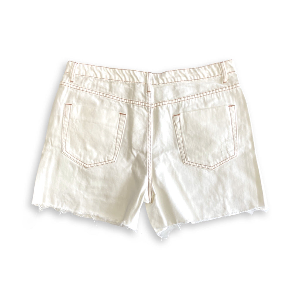 Heading to the Beach Denim Shorts-White Birch-Timber Brooke Boutique, Online Women's Fashion Boutique in Amarillo, Texas