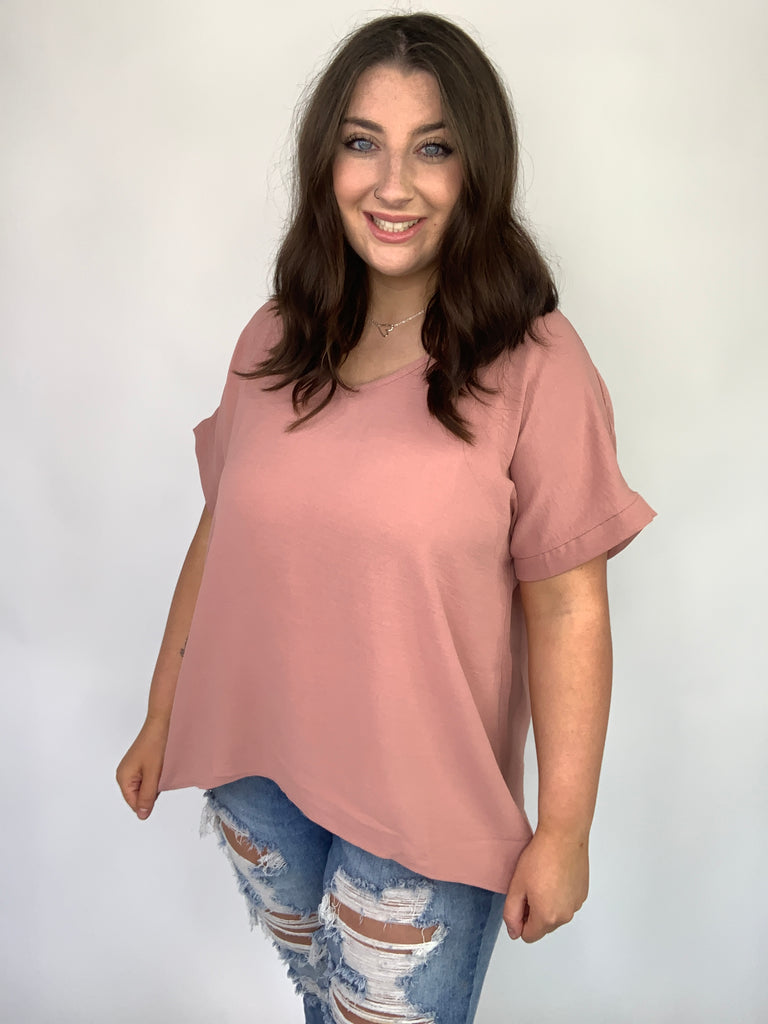 Rise To The Occasion Top-110 Short Sleeve Tops-Timber Brooke Boutique, Online Women's Fashion Boutique in Amarillo, Texas