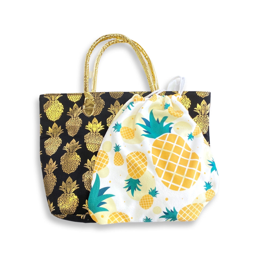 Pineapple Backpack Towel-Julia Rose-Timber Brooke Boutique, Online Women's Fashion Boutique in Amarillo, Texas