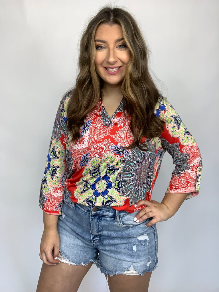 A Higher Love Gabby Top-Short Sleeve Top-Timber Brooke Boutique, Online Women's Fashion Boutique in Amarillo, Texas