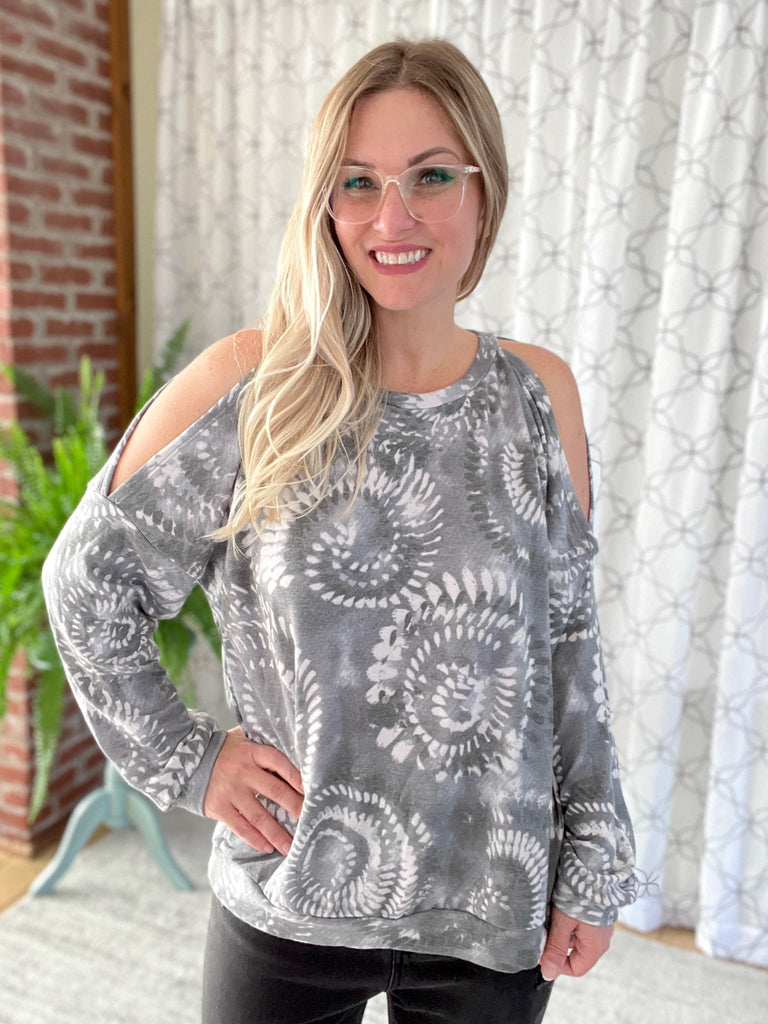 What a Whirl Top-Heimish-Timber Brooke Boutique, Online Women's Fashion Boutique in Amarillo, Texas
