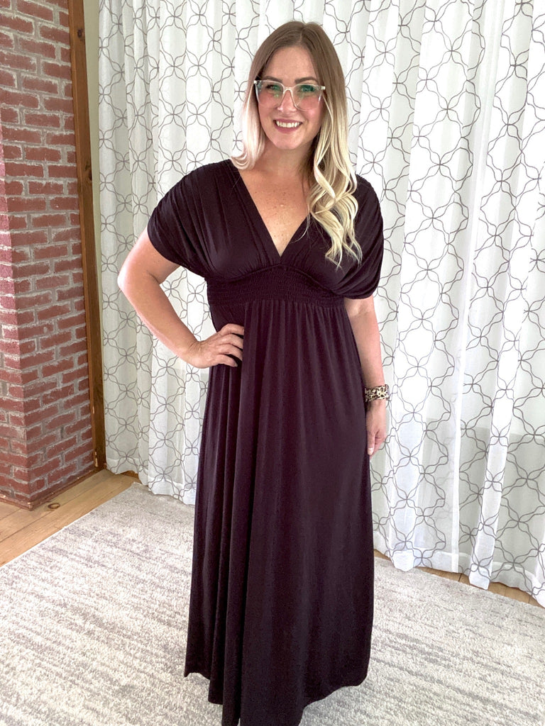 My One and Only Dress in Black-Emerald-Timber Brooke Boutique, Online Women's Fashion Boutique in Amarillo, Texas