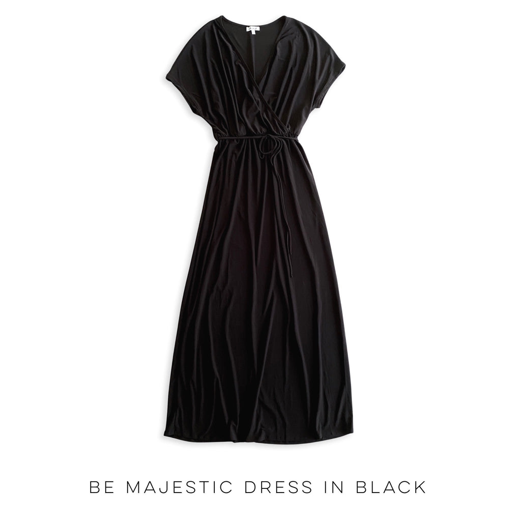 Be Majestic Dress in Black-White Birch-Timber Brooke Boutique, Online Women's Fashion Boutique in Amarillo, Texas