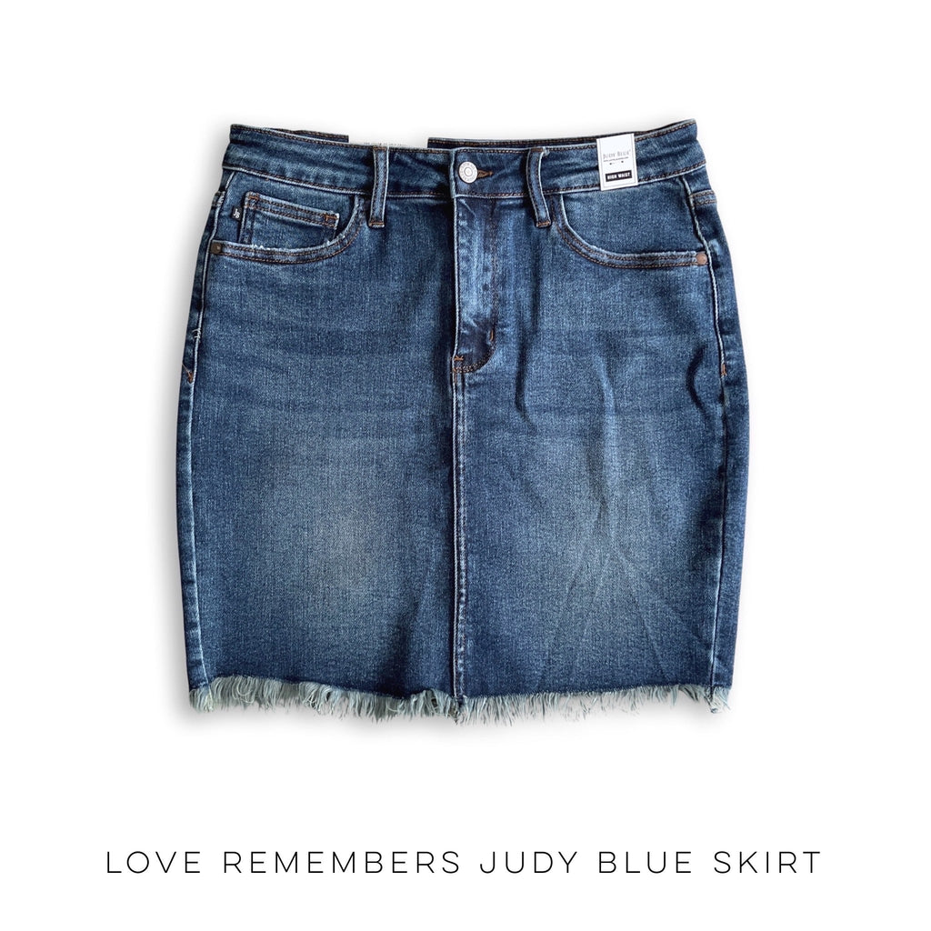 Love Remembers Judy Blue Skirt-judy blue-Timber Brooke Boutique, Online Women's Fashion Boutique in Amarillo, Texas