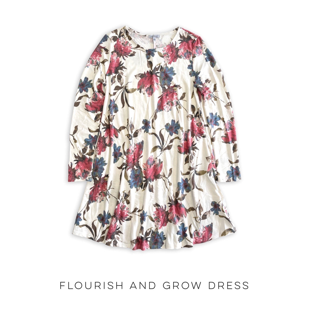 Flourish and Grow Dress-170 Dresses-Timber Brooke Boutique, Online Women's Fashion Boutique in Amarillo, Texas