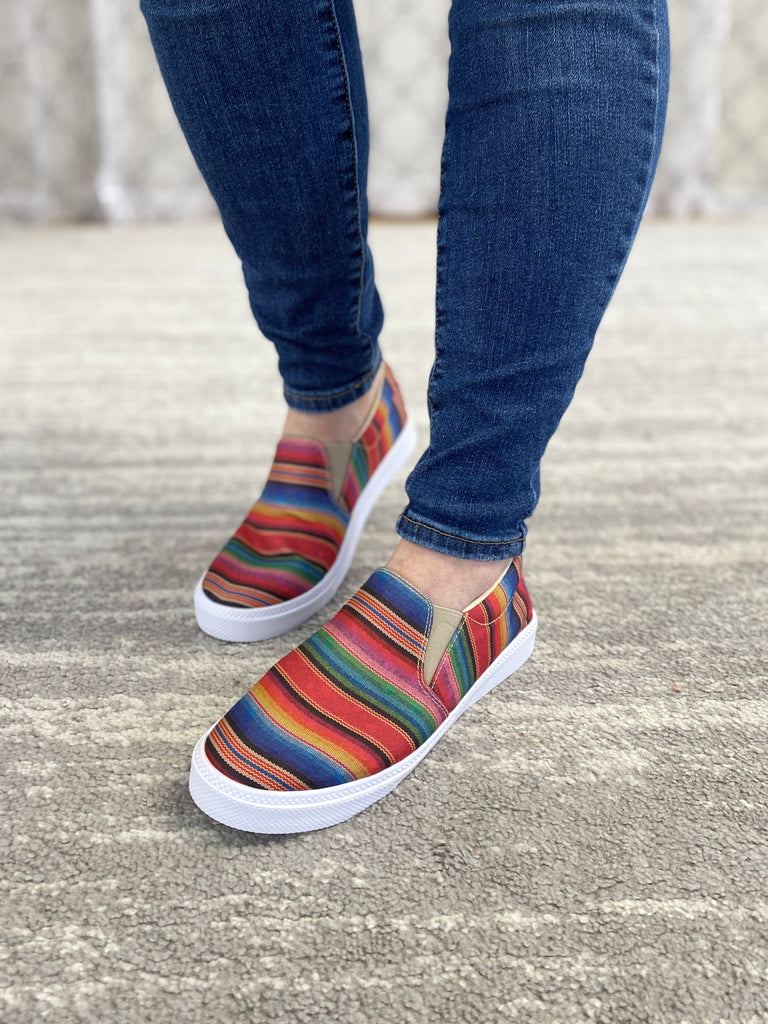 Take on the Day Sneakers in Serape-Miami Shoes-Timber Brooke Boutique, Online Women's Fashion Boutique in Amarillo, Texas