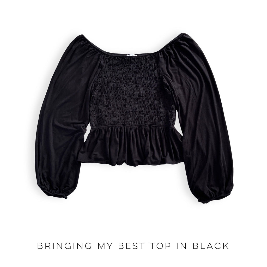 Bringing my Best Top in Black-White Birch-Timber Brooke Boutique, Online Women's Fashion Boutique in Amarillo, Texas