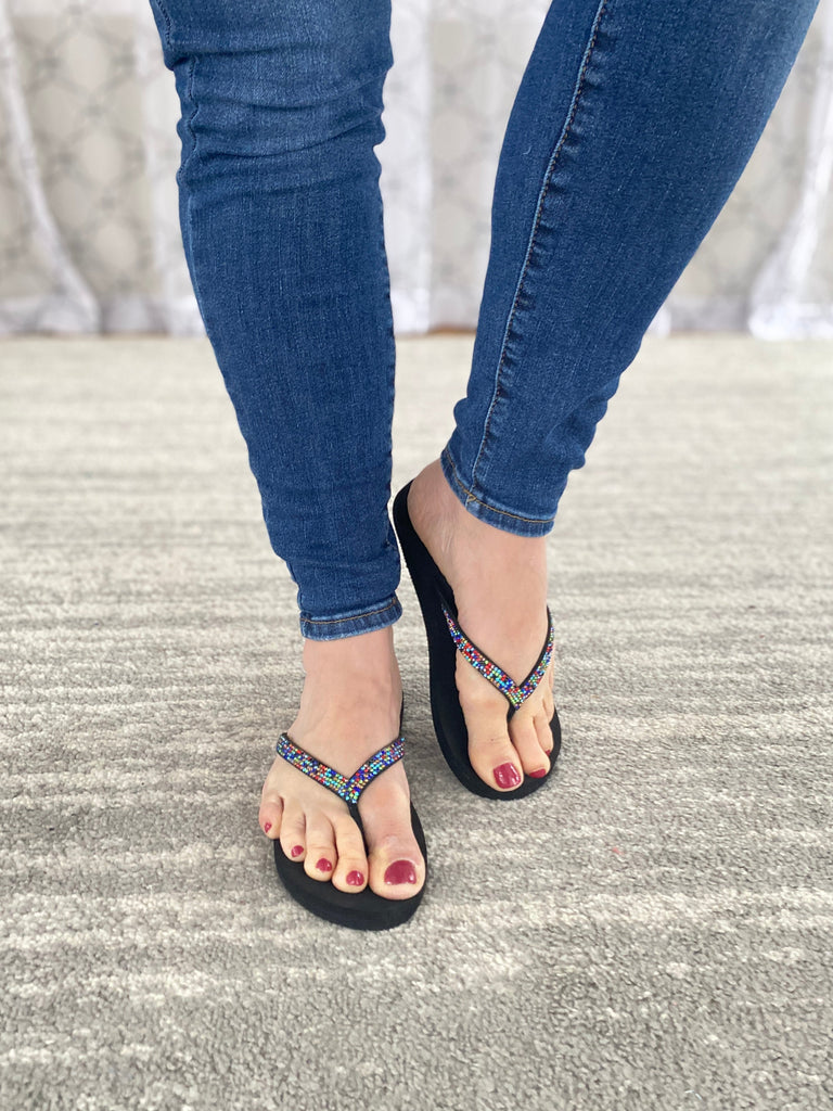 Color Your Day Flip Flops-H2K-Timber Brooke Boutique, Online Women's Fashion Boutique in Amarillo, Texas