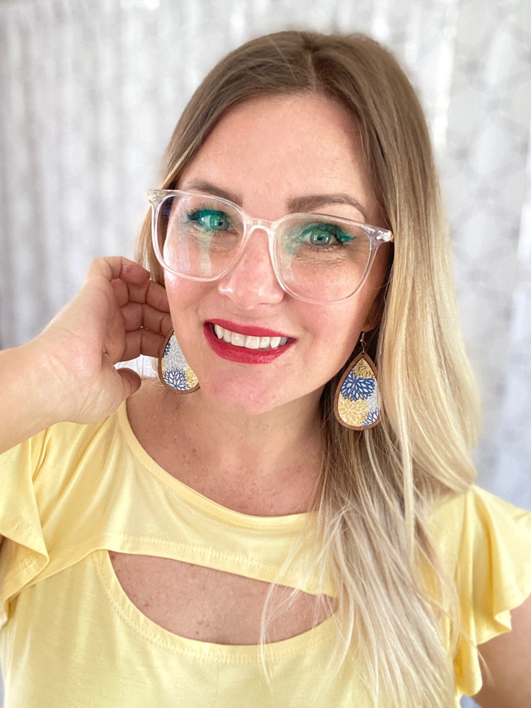 Here for Spring Earrings-Hello Happiness-Timber Brooke Boutique, Online Women's Fashion Boutique in Amarillo, Texas