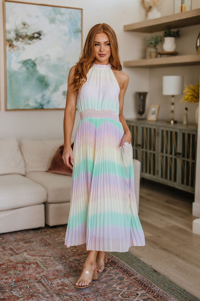 Irresistibly Iridescent Maxi Dress-Womens-Timber Brooke Boutique, Online Women's Fashion Boutique in Amarillo, Texas