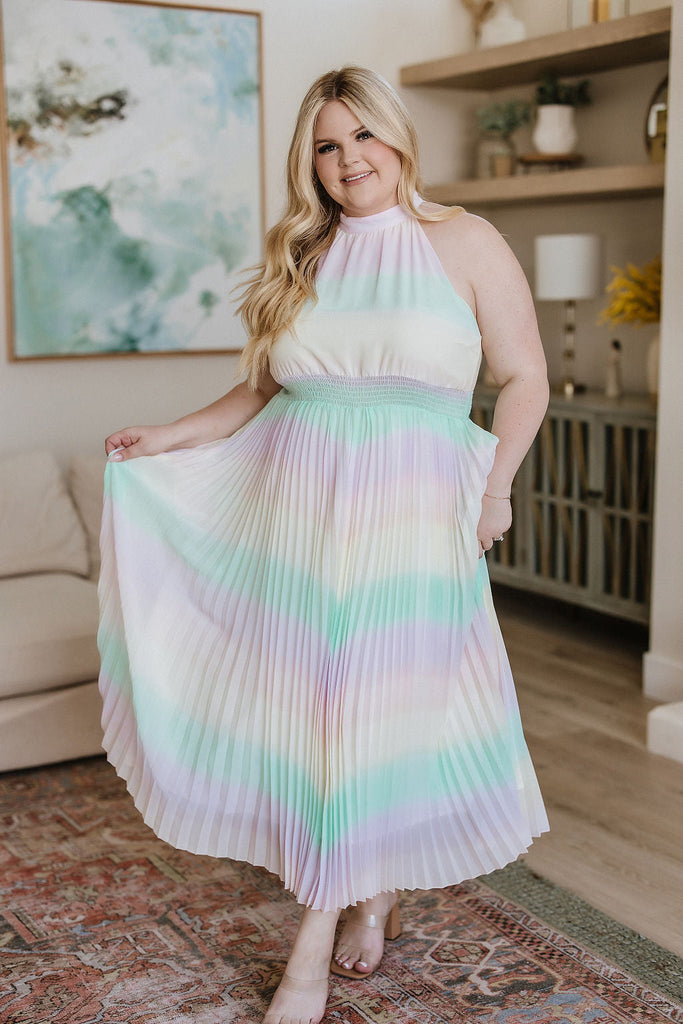 Irresistibly Iridescent Maxi Dress-Womens-Timber Brooke Boutique, Online Women's Fashion Boutique in Amarillo, Texas
