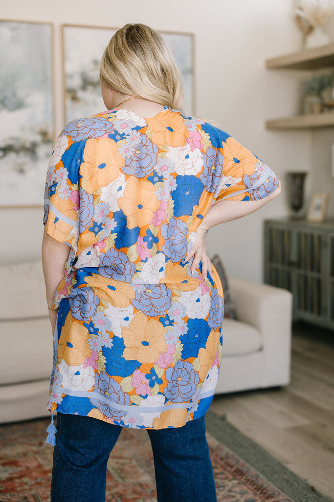 Island Living Floral Kimono-Womens-Timber Brooke Boutique, Online Women's Fashion Boutique in Amarillo, Texas