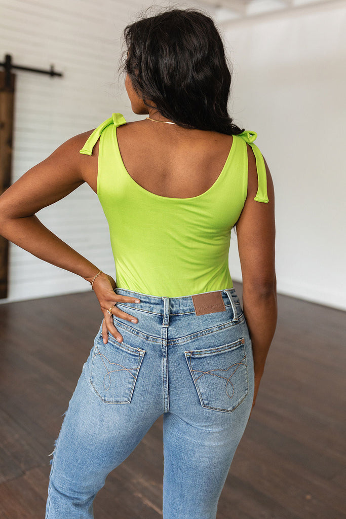 Just a Spritz Bodysuit in Lime-Womens-Timber Brooke Boutique, Online Women's Fashion Boutique in Amarillo, Texas