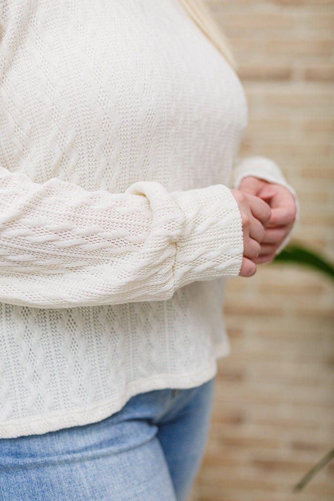 Keep Me Here Knit Sweater in Cream-Womens-Timber Brooke Boutique, Online Women's Fashion Boutique in Amarillo, Texas