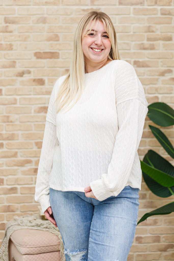 Keep Me Here Knit Sweater in Cream-Womens-Timber Brooke Boutique, Online Women's Fashion Boutique in Amarillo, Texas