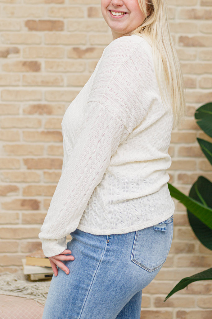 Keep Me Here Knit Sweater in Cream-Womens-Timber Brooke Boutique, Online Women's Fashion Boutique in Amarillo, Texas