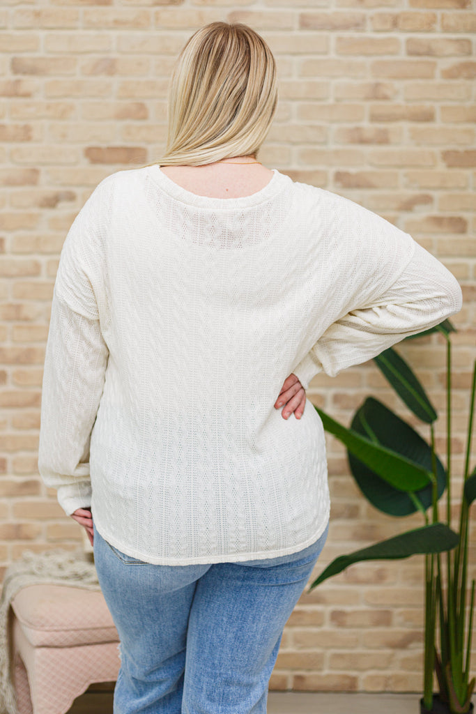 Keep Me Here Knit Sweater in Cream-Womens-Timber Brooke Boutique, Online Women's Fashion Boutique in Amarillo, Texas