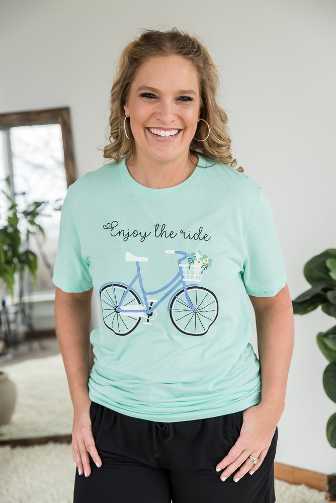 Enjoy the Ride Graphic Tee-BT Graphic Tee-Timber Brooke Boutique, Online Women's Fashion Boutique in Amarillo, Texas