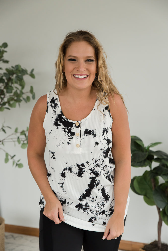 Change of Heart Top in Black-White Birch-Timber Brooke Boutique, Online Women's Fashion Boutique in Amarillo, Texas