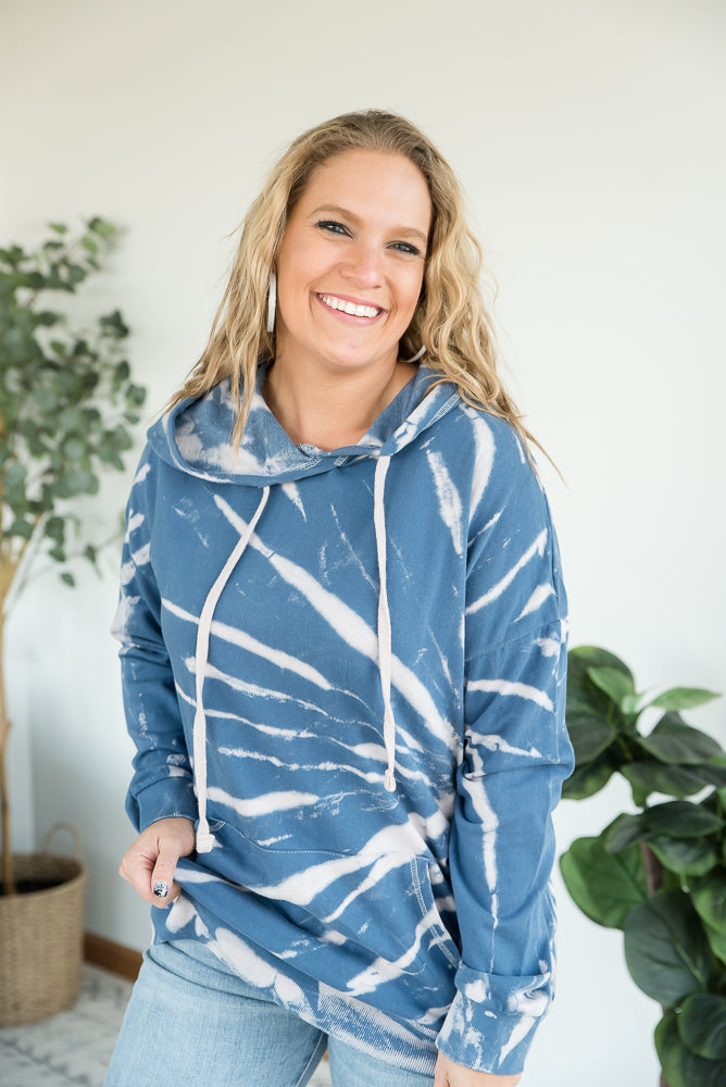 Precious Denim Hoodie-Sew in Love-Timber Brooke Boutique, Online Women's Fashion Boutique in Amarillo, Texas