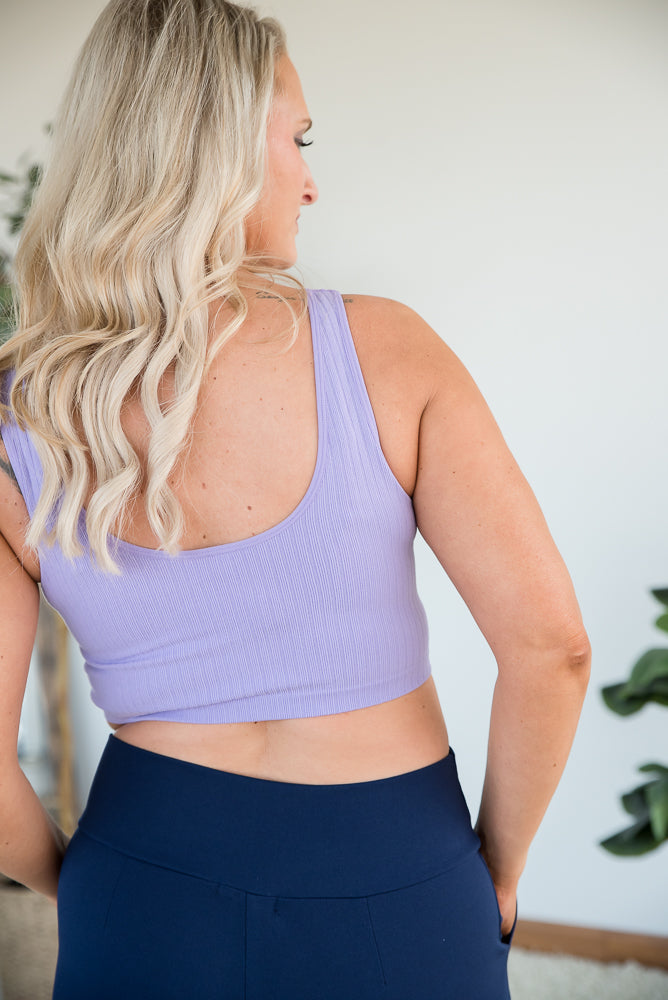 Dream Chaser Crop Top in Lavender-Zenana-Timber Brooke Boutique, Online Women's Fashion Boutique in Amarillo, Texas